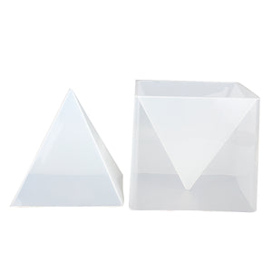 Super,Pyramid,Silicone,Mould,Resin,Decorative,Craft,Jewelry,Making,Jewelry