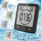 Digital,Waterproof,Shower,Clock,Temperature,Sensor,Countdown,Bathroom,Timer