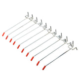 10Pcs,Stainless,Steel,Display,Hooks,Slatwall,Panel,150MM