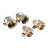 Brass,Female,Connector,Garden,Repair,Quick,Connect,Water,Fittings,Adapter,Adjustable,Clamp