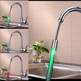 Rotation,Faucet,Heads,Aerators,Water,Powered,Colors,Flashing