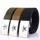 ENNIU,125cm,3.4cm,Width,Nylon,Waist,Belts,Tactical,Quick,Unlock,Inserting,Metal,Buckle,Waist