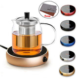 Portable,Electric,Heating,Coasters,Coffee,Water,Heater,Glass,Warmer,Office,House,Desktop