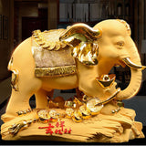 Traditional,Chinese,Resin,Mascot,Lucky,Wealthy,Elephant,Statue,Sculpture,Living,Decorations