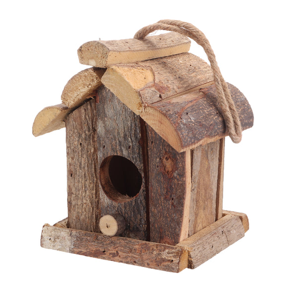 Vintage,Wooden,House,Nesting,Small,Birds,Garden,Decoration