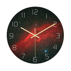 Loskii,CC025,Creative,Starry,Pattern,Clock,Clock,Quartz,Clock,Office,Decorations