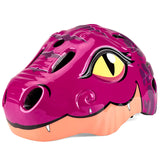 Cartoon,Dinosaur,Bicycle,Helmets,Children,Cycling,Skating,Scooting,Helmet,Headpiece,Outdoor,Sports,Riding,Skating