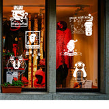 Miico,SK9105,Christmas,Sticker,Cartoon,Window,Stickers,Removable,Christmas,Decoration