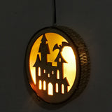 Loskii,JM01494,Castle,Light,Halloween,Decorations,Festive,Party