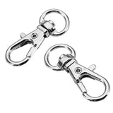 10Pcs,Silver,Alloy,Swivel,Lobster,Clasp,8.5mm,Round