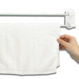 Towel,Holder,WHITE,Double,Storage