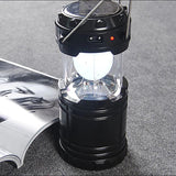 IPRee,Outdoor,Solar,Lantern,Rechargeable,Telescopic,Camping,Light,Super,Bright,Emergency,Power,Flashlight,Hiking,Travel