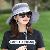 Women,Summer,Breathable,Bucket,Fisherman,Adjustable