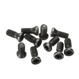 Suleve,M4TT1,10Pcs,Tungsten,Button,Screw,Carbide,Inserts,Lathe