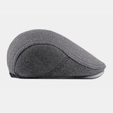 Thick,Solid,Color,Casual,Brief,Protection,Forward,Beret