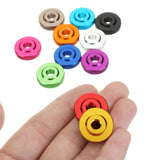 Suleve,M6AN2,10Pcs,Knurled,Thumb,Collar,Screw,Spacer,Washer,Aluminum,Alloy,Multicolor