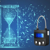 Hours,Rechargeable,Padlock,Timing,Digital,Timer,Alarming,Padlock,Display,Screen