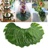 60Pcs,Tropical,Artificial,Leaves,Hawaiian,Hibiscus,Flowers,Wedding,Birthday,Party,Decoration,Table,Decorations