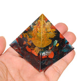 Orgonite,Pyramid,Energy,Chakra,Multiplier,Reiki,Orgone,Peridot,Rainbow,Fluorite,Healing,Decorations