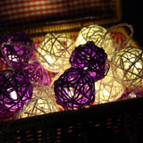 KCASA,Gardening,40LED,String,Light,Ratten,Shape,Holiday,Garden,Party,Wedding,Decoration