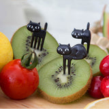 Animal,Fruit,Picks,Cartoon,Black,Children,Toothpick,Novelties