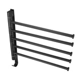 Black,Angle,Towel,Holder,Hanger,Rotating,Bathroom,Kitchen