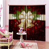 Print,Window,Curtain,Drapery,Screen,Panel,Christmas,Decoration