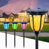 Solar,Flame,Light,Waterproof,Camping,Garden,Decor,Lantern,Flickering