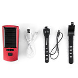 Solar,Powered,Rechargeable,Light,Multifunction,Modes,Waterproof,350LM,120dB,Super,Bright,Headlight,Front,Lights,Accessories