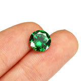 3.15ct,Natural,Mined,Green,Emerald,Round,Loose,Gemstone,Jewelry,Decorations