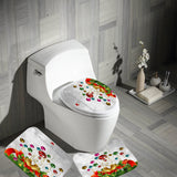 Merry,Christmas,Waterproof,Bathroom,Shower,Curtain,Toilet,Cover