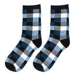 Fashion,Spell,Color,Plaid,Breathable,Cotton,Casual,Socks