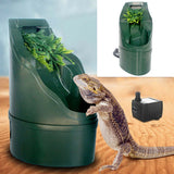 Automatic,Waterer,Reptile,Drinking,Water,Feeding,Drinkers,Tools,Fountain,Chameleon,Lizard,Dispenser,Terrarium,Habitats