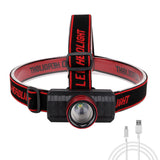 XANES,650LM,Aluminum,Alloy,Headlamp,Modes,Rechargeable,Waterproof,Outdoor,Camping,Hiking,Cycling,Fishing,Light