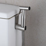 Stainless,Steel,Handheld,Bidet,Spray,Shower,Shattaf,Toilet,Water,Methods,Adapter