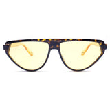 Womens,Leopard,Triangle,Small,Frame,Sunglasses,Outdoor,Eyewear