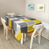 Modern,Simple,Rectangle,Polyester,Tablecloth,Colorful,Triangle,Geometry