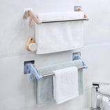 Suction,Bathroom,Kitchen,Double,Towel,Holder,Shelf,Hanger