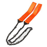 Gardening,Chain,Orange,Handle,Manganese,Steel,Felling,Outdoor,Portable