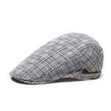 Outdoor,Summer,Plaid,pattern,Breathable,Beret,Solid,Newsboy,Cabbie,Visor