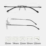 Unisex,Frameless,Light,Intelligent,Automatic,Reading,Glasses,Presbyopic,Glasses