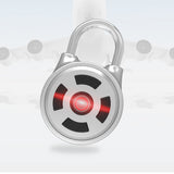 Intelligent,Password,Android,Unlock,Security,Combination,Padlock,Indoor