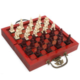 Terra,Cotta,Warriors,Figure,Chess,Chinese,Leather,Board,Games