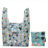 KCASA,Flamingo,Recycle,Shopping,Reusable,Shopping,Cartoon,Floral,Shoulder,Folding,Pouch,Handbags,Printing,Kitchen,Storage