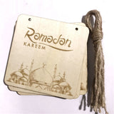 Palance,Laser,Wooden,Mubak,Ramadan,Ornament,Decorations