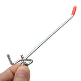 10Pcs,Stainless,Steel,Display,Hooks,Slatwall,Panel,150MM