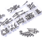 88Pcs,Socket,Knurled,Screw,Stainless,Steel,Assortment