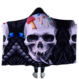 Hooded,Blankets,Flannel,Printed,Galaxy,Microfiber,Wearable,Thickened,Blankets,Adults