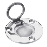 50x41mm,Stainless,Steel,Circle,Recessed,Flush,Handle,Hatch,Locker,Hatch,Handle