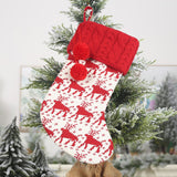 Loskii,Knitted,Christmas,Stockings,Holders,Fireplace,Hanging,Ornaments,Chrismas,Decorations